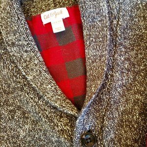 3 Pc Boys Large Cat & Jack Cowl Cardigan Lucky Brand Plaid Shirt Urban Pipeline